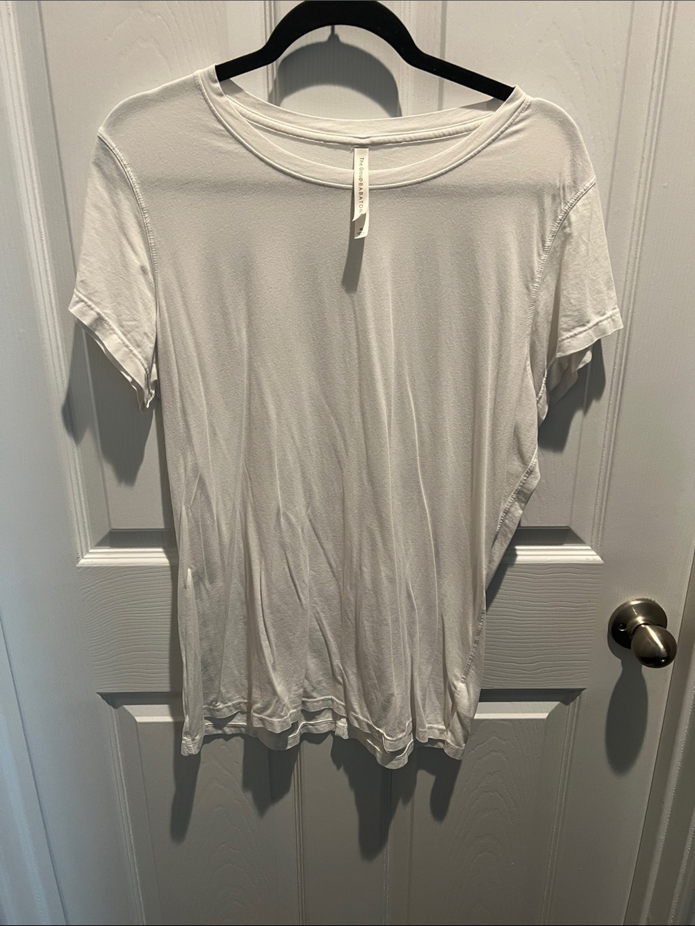 Babaton White Short-Sleeve Crewneck Tee